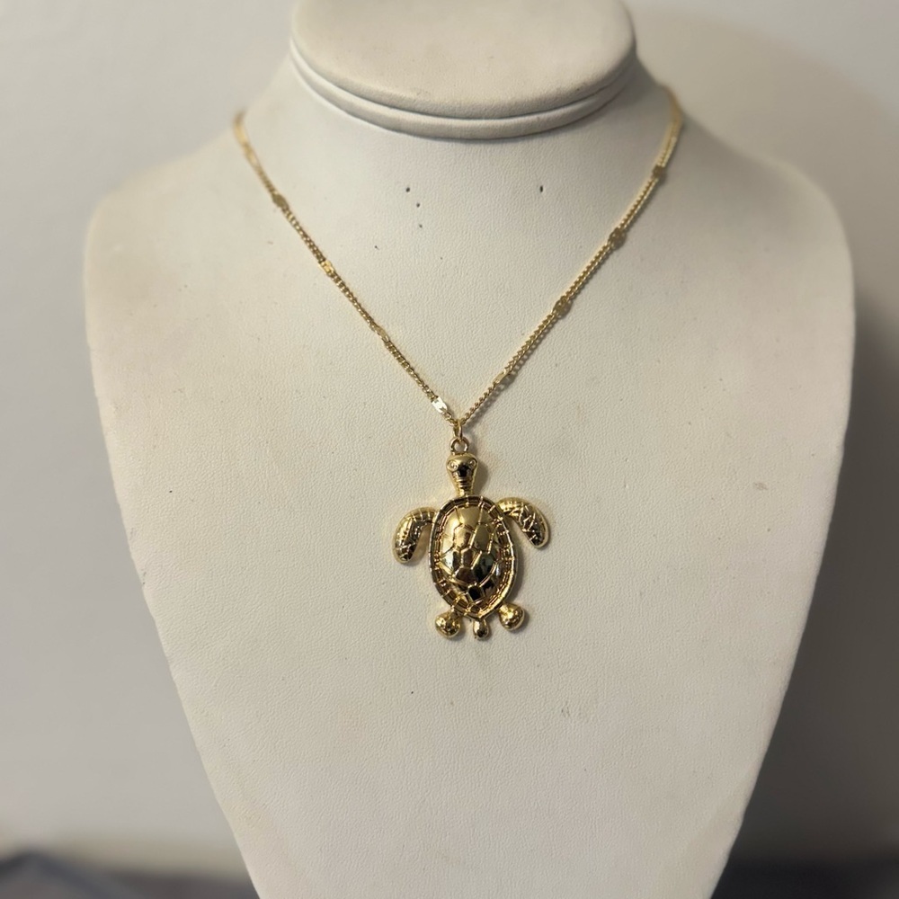 LEAF STATEMENT NECKLACE - Picture 9 of 11